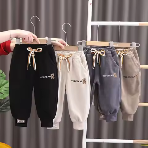 Hot Sale Children Long Pants Kids Spring Autumn Clothes Boys Girls Trousers Kids Boys Sport Toddler 