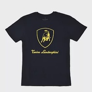 Tonino Lamborghini 藍寶堅尼 BULL LOGO棉質T-SHIRT上衣 - 黃-黑T(跑車) S 黃黑