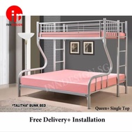 TALITHA SINGLE+QUEEN BUNK BED double decker bed