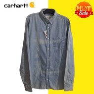 kemeja denim carhartt | kemeja casual | kemeja pria