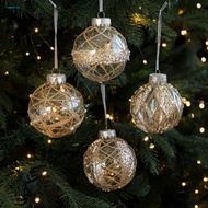 Christmas Balls Decorations Christmas Baubles Sparkling Faux Pearl Glitter Christmas Ball Ornament f