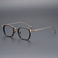 {GLKUK} Maolazi Thời Trang Comfort Kính Mắt Retro Sang Trọng Titan nguyên chất Acetate Kính Quang Họ