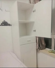 白色簡約設計收納櫃  #深櫃 #儲物櫃 #衣櫃 #雜物櫃 #置物櫃 #角櫃 #牆角櫃 #轉角櫃 #角落櫃 #拐角置物架 #櫃桶 #五斗櫃 #傢俬 #二手傢俬 #平價傢俬