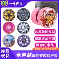 《Hot Sale》Creative New Caster shoes Silent Luggage Wheels Cover Luggage Wheel Protector Luggage Whee