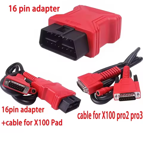 for XTOOL OBD2 Universal 16 PIN Adapter X100 Pro Main Cable Connector Diagnostic Cable For X100 Pad2