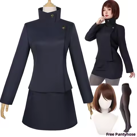 Anime Jujutsu Kaisen Ieiri Shōko Cosplay Costume Clothes Halloween Role Play Ieiri Shōko Dresses Hig