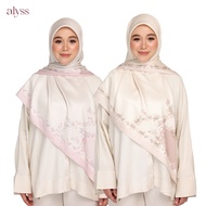 ALYSS NOURA Bawal Printed Premium Satin Matte - Birthday Series Bidang 50 & 60 (As-Is)