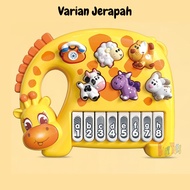 BabyToys Mainan Animal Piano Anak Musik Laki Laki Perempuan Bayi 1 2 3 tahun Suara Hewan dan Nada