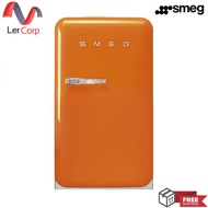 [0% 10 เดือน] (Smeg) ตู้เย็น Smeg 50's retro รุ่น FAB10ROR5 สีส้ม