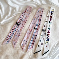 Chanel 真絲幼絲巾 [粉紅色]