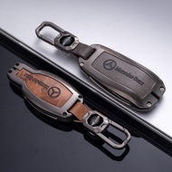Suitable for Mercedes-Benz new E-Class key cover E300l E260 C260l GLC300L S-Class bag car buckle key