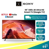 (FREE Doorstep &amp; Install KL SGR) Sony 65" 55" Inch X80L 4K UHD HDR Smart TV KD-65X80L (Google TV) Television Televisyen