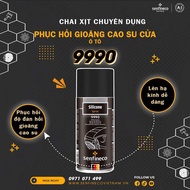 Xịt Phục Hồi Gioăng Cao Su Cửa Ô Tô Senfineco 9990 -SILICONE SPRAY-Bảo Vệ Ron Cao Su Hiệu Quả 450ml