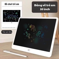 Large Size 16 inch Multi-Color Self-Erasing LCD Drawing Board, Super Interesting Electronic Drawing 
