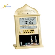 Sr Multi-function Prayer Time Digital Azan Prayer Clock with Lcd Display World Time Temperature Alarm Home Office Decor Southeast Asian Buyers' Favorite
