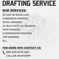 Autocad Drafting Service, as-built, shop drawing, etc