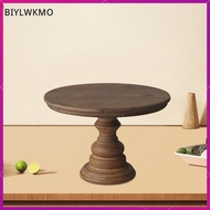 [biylwkmo] Wood Cake Stand Cake Plate Cupcake Stand Round Dessert Display Riser Display