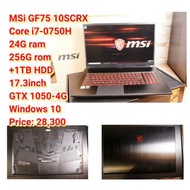 MSi GF75 10SCRXCore i7
