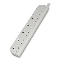 BELKIN ECONOMY SERIES 6-SOCKET SURGE PROTECTOR (2Y WARRANTY)