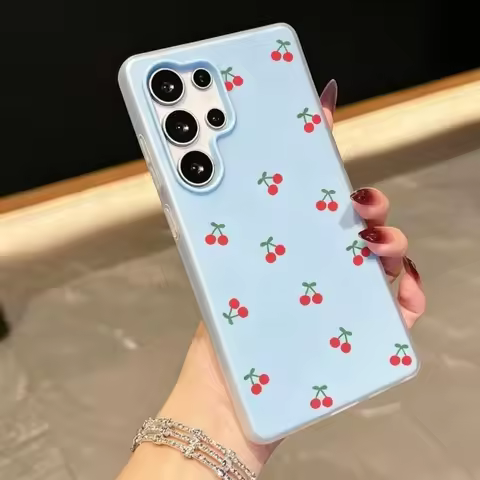 Simple Cute Cherry 2 in1 Phone Case For Vivo Y04 Y04S Y03 Y03T Y02 Y02A Y02T Y02S Y01A Y01 Y5S Y3S Y