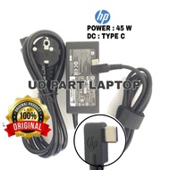 Laptop Charger Adapter hp Pavilion X2 15V 3A 45W USB TYPE C Original