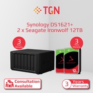 Synology DS1621+ Seagate 12TB Bundle x 2