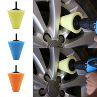 80mm Car Polisher Tyres Wheel Wheel Hub Tool Burnishing Foam Sponge Polishing Pad Polishing Machine Cone-shape Wheel Hubs Disk