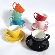 100ml Saucer Cup Set Cafe Style Expresso Drink - CS100