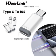 HdoorLink Type C To IOS Adapter USB C Fast Charging Adapter Data Transmission Converter For Type C D