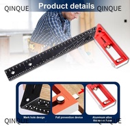 QINJUE Right Angle Ruler, Angle 45/90 Gauge L Square Right Angles Ruler Measuring Ruler,  Multi-Angl