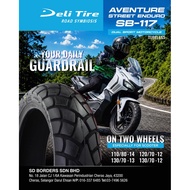 DELI TIRE TAYAR DUAL PURPOSE 130/70-12 120/70-12 130/70-13 110/80-14/70  BRAND DELI INDONESIA (TAHUN