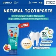 Gently natural Toothpaste With Fluoride Lychee 50g Fluoride Children's Toothpaste 1000ppm Safe to Sw