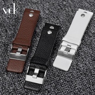 Suitable for Diesel Diesel Genuine Leather Watch Strap DZ4323/7395/7313/7350 Men's Lychee Pattern Le