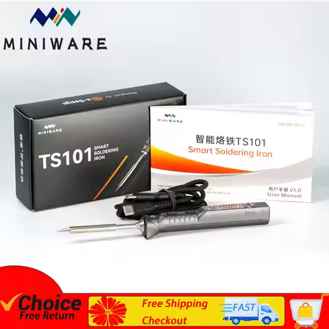 Miniware TS101 Soldering Iron TS100 Upgrade Original Portable Adjustable Temperature Digital Solder 