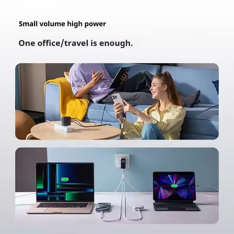 Anker Zolo GaN Charger 140W Four-Port AI Display Screen Fast Charge Mobile Phone Chargers Portable P