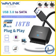 Wavlink USB3.0 Để SATA III Đầu chuyển đổi ổ cứng SATA Để USB Một 5Gbps Cáp chuyển đổi Cho 2.5/3.5 "Đ