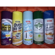 [READY STOCK] GANSO SPRAY - Power Oxygen Toilet Cleaner , Oven Cleaner , Iron Starch , Aircond Cleaner , Glass Cleaner