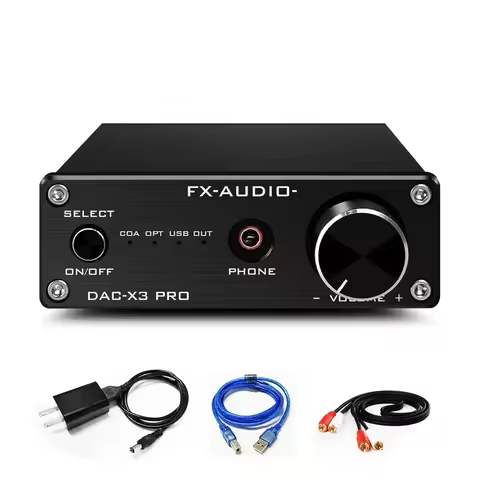 2020 FX-Audio DAC-X3PRO Digital Audio Decoder ASRC USB+STM32+ES9023+NE5532 Input USB/Coaxial/Optical