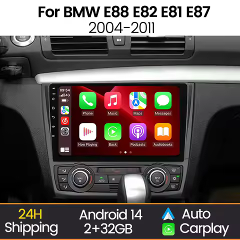 MEKEDE Android Screen Car Radio For BMW 1-Series E88 E82 E81 E87 2004 - 2011 Car Multimedia Video Pl
