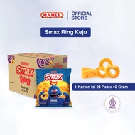 Smax Cheese FlavoredRing [1 Carton contains 24 Pcs x 40 Grams] - Cheese Snack | Cheese Flavored Snac