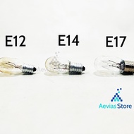 Light Bulb, Refrigerator Ball, Pygmy Tubular Lamp, 220 Volt E12, E14, E17