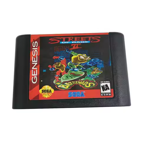 Street of Rage 2 Battletoads16 Bit MD Game Card For Sega Megadrive Genesis Video Game Console Cartri