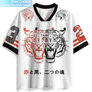 2026 New Jersey Sports Short Sleeved Jersey, V-neck Short Sleeved Jersey, Y2K Sports Fashion 3D Prin