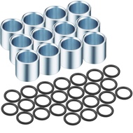 Sumind 36 Pieces Bearing Spacers and Washers Skateboard Hardware Kit for Most Skateboard Trucks and 