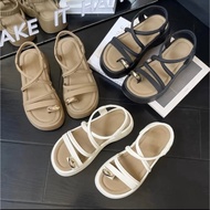 Women's sandals with cross straps and charms, thin straps, 4cm high sole, comfortable feet (delivere