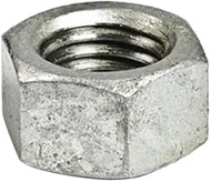 Steel Heavy Hex Nut, Hot-Dipped Galvanized Finish, Grade DH, ASME B18.2.2 and ASTM A325, 3/4"-10 Thr