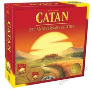เกมกระดาน Catan ฉบับครบรอบ 25 ปี - เกมการ์ดของเล่นเพื่อการศึกษาเพื่อการพักผ่อน