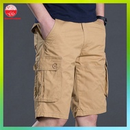 Cargo Short Pants Men Seluar Kargo Pendek Lelaki Six pocket Cotton Pants for Casual Wear 休閒短褲男