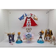 OMEGAMON WARGREYMON METALGARURUMON TAICHI AGUMON YAMATO GABUMON FIGURE (Unpack and Display)