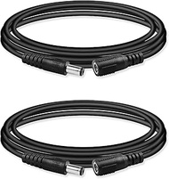 Mr.Power Guitar Effect Pedal Cord DC Power Extension Cable, 5.5 x 2.1mm Male to Female Guitar Effect